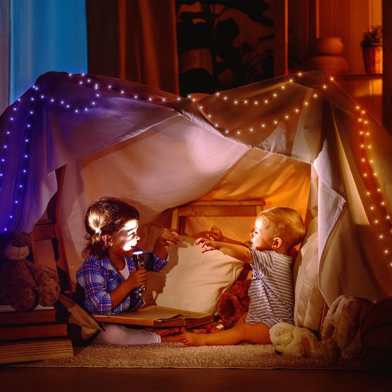 Купить Twinkly Dots - Girlande - Mehrfarbig - Zylinder - Multi - Schwarz - IP20 (TWD400STP-BEU) в магазине wardena.ru