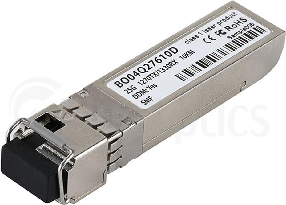 Купить Kompatibler Mellanox SFP28-25G-BX-U-10KM BlueOptics© BO04Q27610D SFP28 Bidi Transceiver, LC-Simplex, 25GBASE-BX-U, Singlemode Fiber, TX1270nm/RX1330nm, 10KM, DDM, 0°C/+70°C (SFP28-25G-BX-U-10KM-ME-BO) в магазине wardena.ru