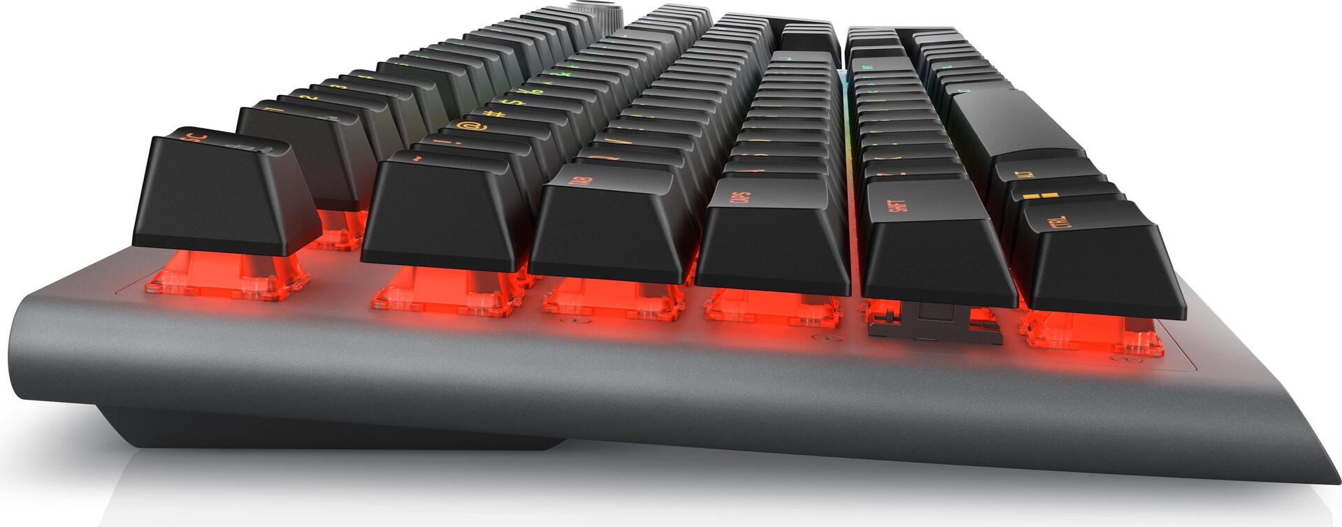 Купить Alienware AW920K - Volle Größe (100%) - RF Wireless - Mechanischer Switch - RGB-LED - Grau (545-BBFL) в магазине wardena.ru