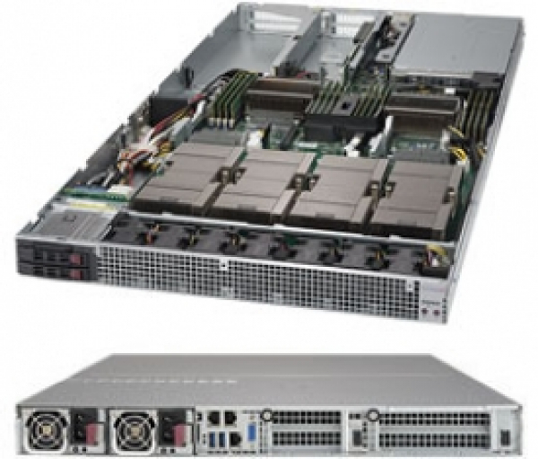 Купить Server Supermicro SYS-1028GQ-TVRT • CSE-118GQP-R2K05B • X10DGQ • 1U IPMI в магазине wardena.ru
