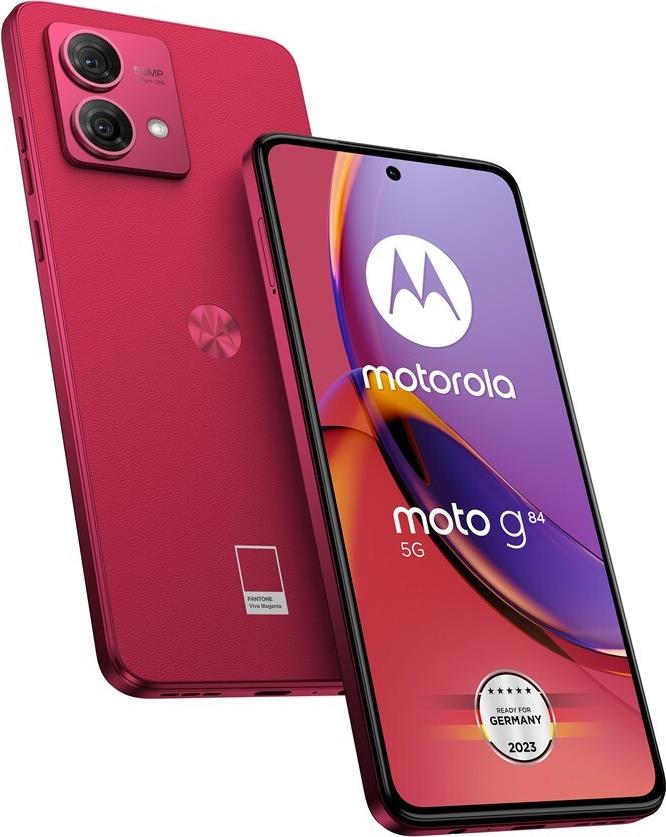 Купить Motorola Moto G84 PAYM0009PL Smartphone 16,6 cm (6.55") Dual-SIM Android 13 5G USB Typ-C 12 GB 256 GB 5000 mAh Magenta (PAYM0009PL) в магазине wardena.ru