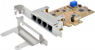 Купить Exsys EX-6084 - Netzwerkadapter - PCIe - Gigabit Ethernet x 4 в магазине wardena.ru