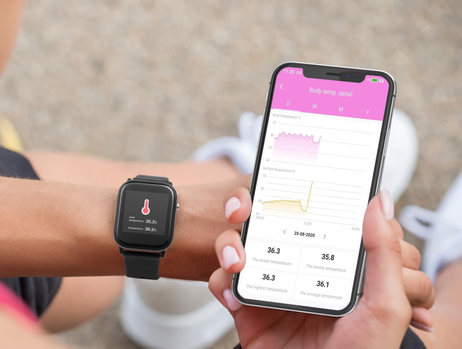 Купить Technaxx TX-SW6HR - Intelligente Uhr mit Band - Anzeige 3,6 cm (1.4") - Bluetooth - 40 g (4905) в магазине wardena.ru