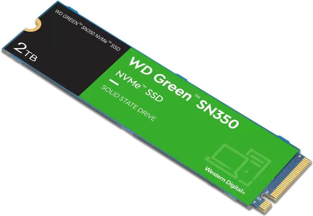 Купить WD Green SN350 NVMe SSD WDS200T3G0C - SSD - 2 TB - intern - M.2 2280 - PCI Express 3.0 x4 (NVMe) в магазине wardena.ru