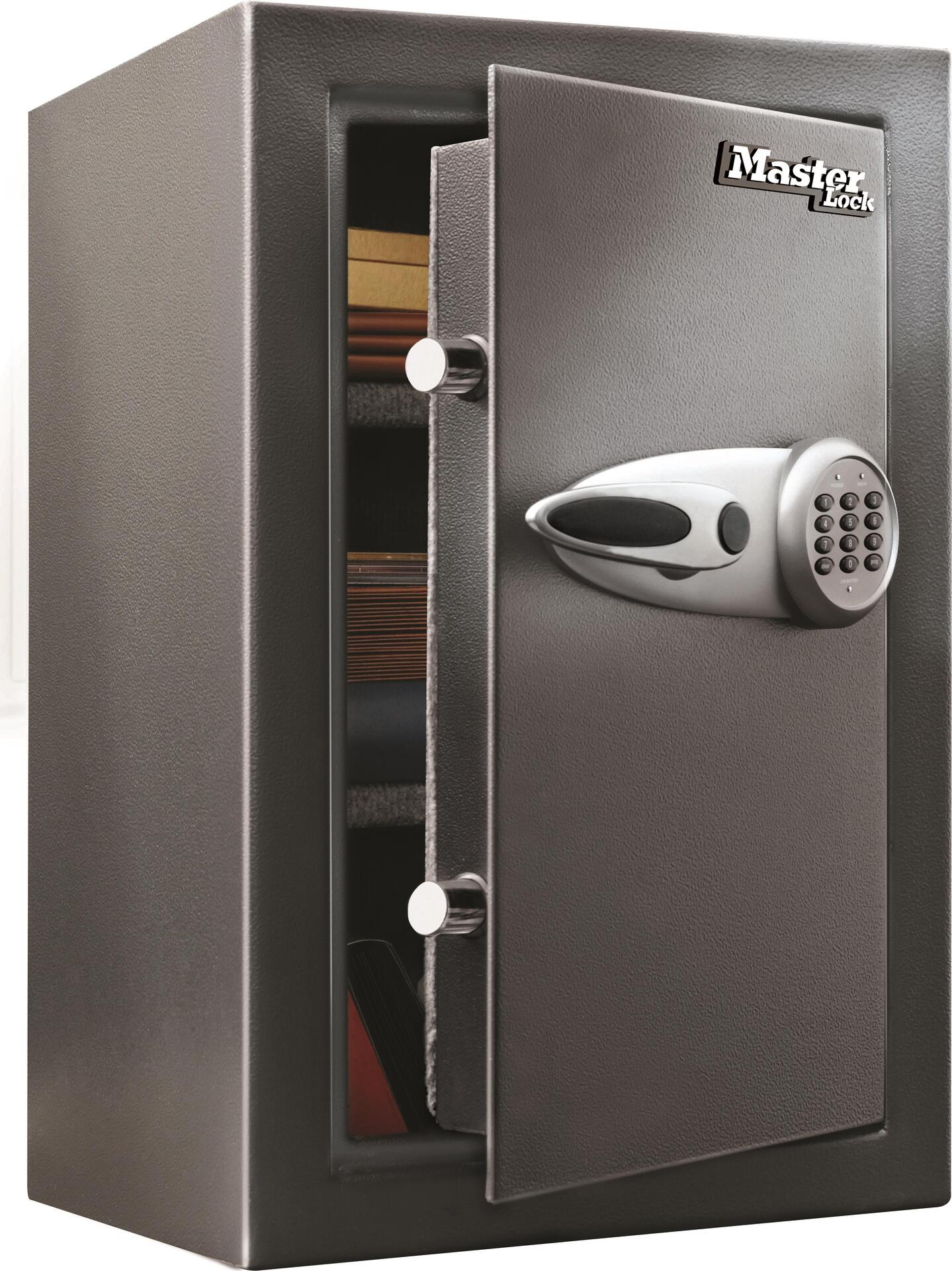 Купить MASTER LOCK Groer digitaler Sicherheitssafe - Frei stehend sicher - Schwarz - Code - Elektronisch - Schlüssel - 61,7 l - Stahl - 2 Regale (T6-331ML) в магазине wardena.ru