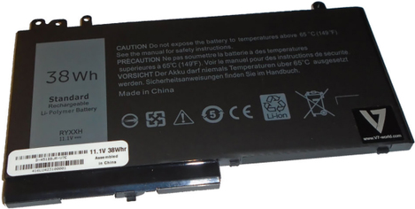 Купить V7 - Laptop-Batterie (gleichwertig mit: Dell 451-BBLJ, Dell RYXXH, Dell 5TFCY, Dell 9P4D2) - 3 Zellen - für Dell Latitude E5250, E5550 (D-451BBJR-V7E) в магазине wardena.ru