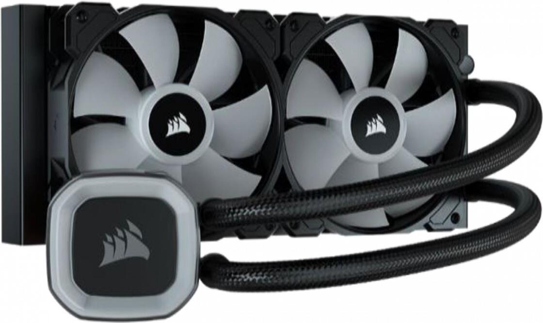 Купить CORSAIR H100 RGB - Prozessor-Flüssigkeitskühlsystem - Kühlergröße: 240 mm - (für: LGA1156, LGA1366, LGA2011, LGA1150, LGA1151, AM4, LGA2066, LGA1200, LGA1700, AM5) - Kupfer - 120 mm (CW-9060053-WW) в магазине wardena.ru