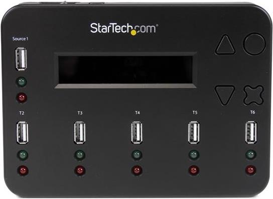 Купить StarTech.com 1:5 Standalone USB2.0 Stick Duplizierer und Eraser - Flash Drive Kopierer - USB-Disk-Duplikator - 5 Schächte (USBDUP15) в магазине wardena.ru