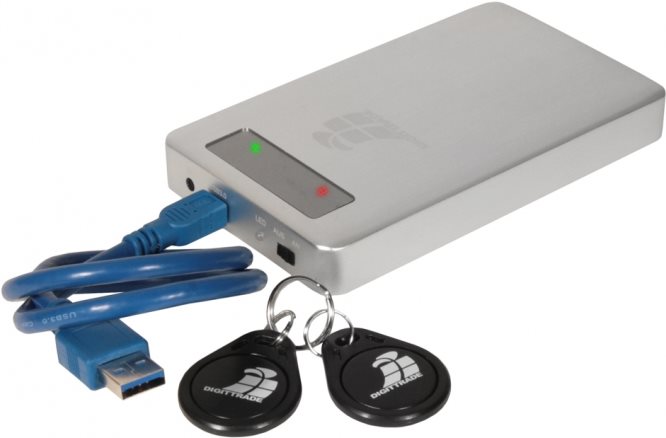 Купить DIGITTRADE RS256 RFID Security - SSD - verschlüsselt - 500 GB - extern (tragbar) - 2.5" (6.4 cm) - USB 3.0 (DG-RS256-500SSD) в магазине wardena.ru