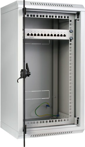 Купить 10"/19" Wandschrank Hybrid, mit Sichttür, Triton RKA-10-AS4-CAX-X1, Tiefe 360mm, grau RAL7035 (RKA-10-AS4-CAX-X1) в магазине wardena.ru