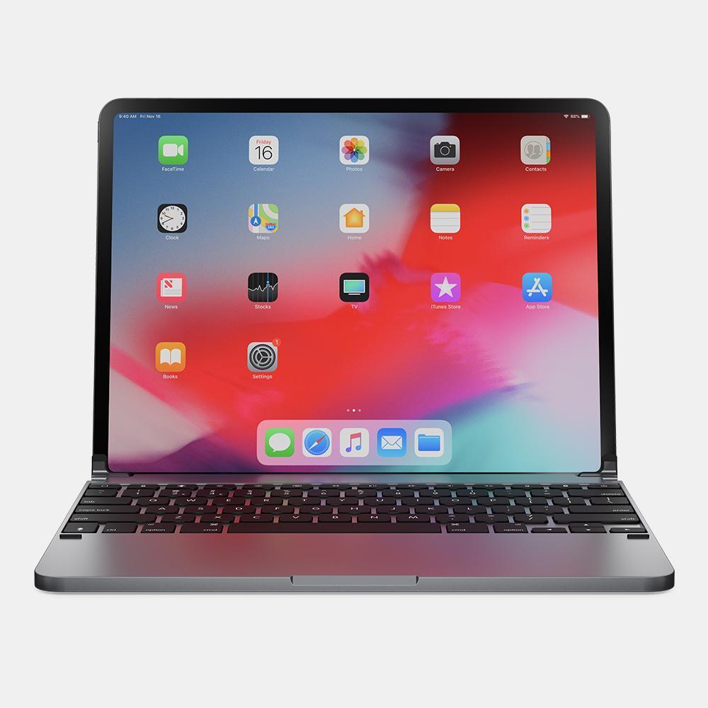 Купить Brydge Aluminum Bluetooth Tastatur für das iPad Pro 12.9 (3.gen.) space grau (BRY6022G) в магазине wardena.ru