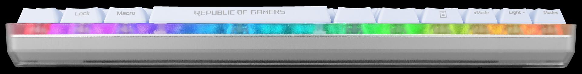 Купить ASUS ROG Falchion Ace WHT Tastatur USB QWERTZ Deutsch Weiß (90MP0346-BKDA11) в магазине wardena.ru