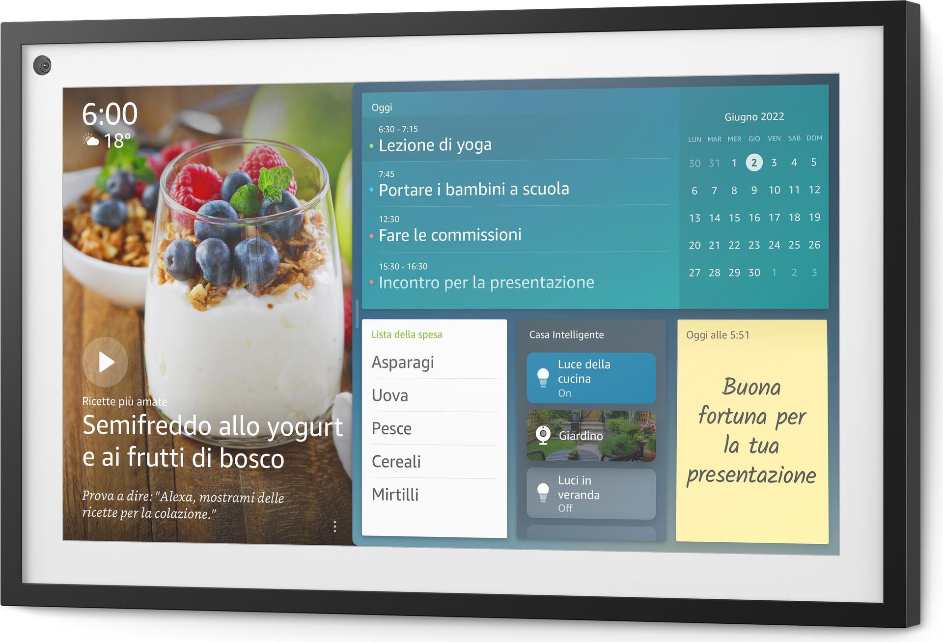 Купить Amazon Echo Show 15 - Smart-Display - LCD 15.6" - kabellos - Bluetooth, Wi-Fi (B08MQKPD4L) в магазине wardena.ru