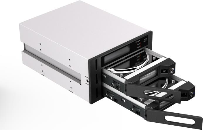 Купить RaidSonic RAIDON iR2622 - Internes RAID-Gehäuse mit Datenanzeige, Netzanzeige, Tastensperre, LCD-Anzeige, hotswapfähiger Wechselrahmen, Überhitzungsalarm, HDD-Ausfallanzeige, 6 x 6cm Lüfter - 6,4 cm/8,9 cm gemeinsam genu (IR2622) в магазине wardena.ru