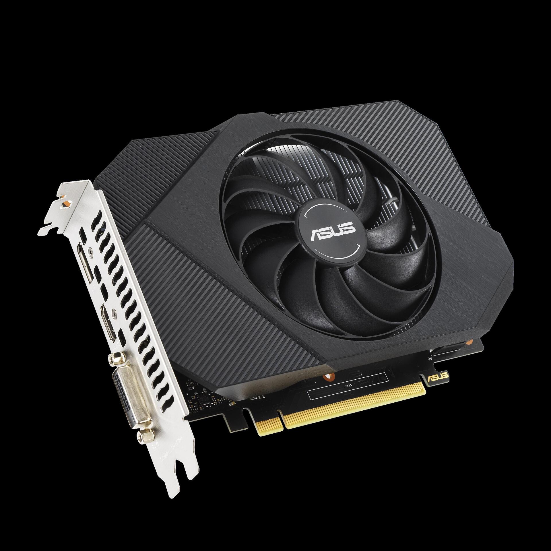 Купить ASUS PH-GTX1650-O4GD6-P - OC Edition - Grafikkarten - GF GTX 1650 - 4GB GDDR6 - PCIe 3.0 x16 - DVI, HDMI, DisplayPort (90YV0EZ1-M0NA00) в магазине wardena.ru