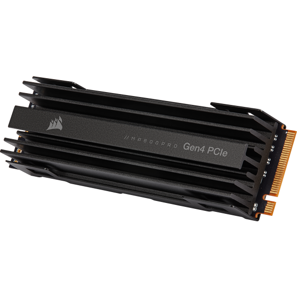 Купить CORSAIR MP600 PRO - SSD - 1TB - intern - M.2 2280 - PCI Express 4,0 x4 (NVMe) - 256-Bit-AES - integrierter Kühlkörper (CSSD-F1000GBMP600PRO) в магазине wardena.ru