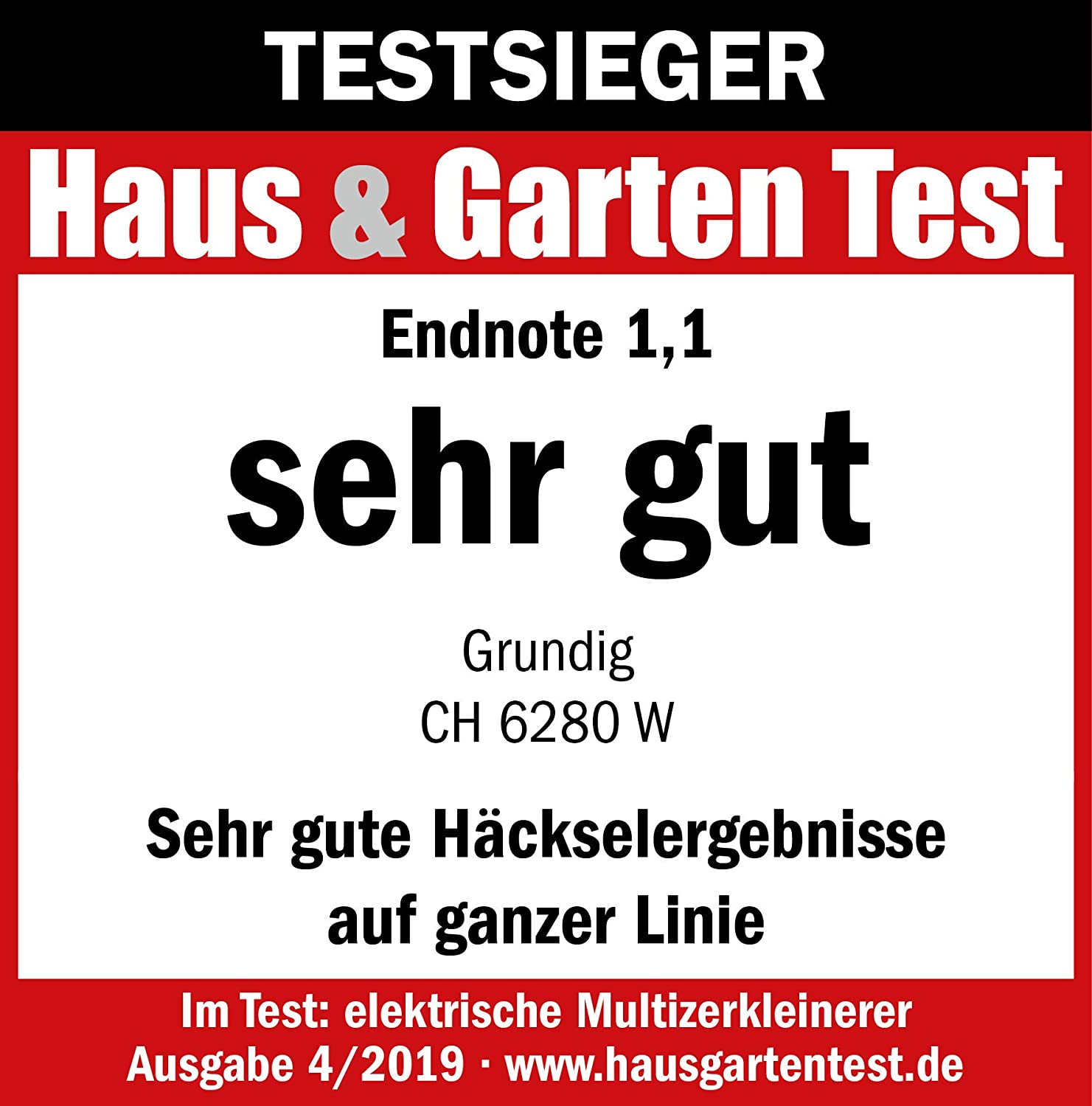 Купить Grundig CH 6280 White Sense Multi-Zerkleinerer weiß (GMN3451) в магазине wardena.ru