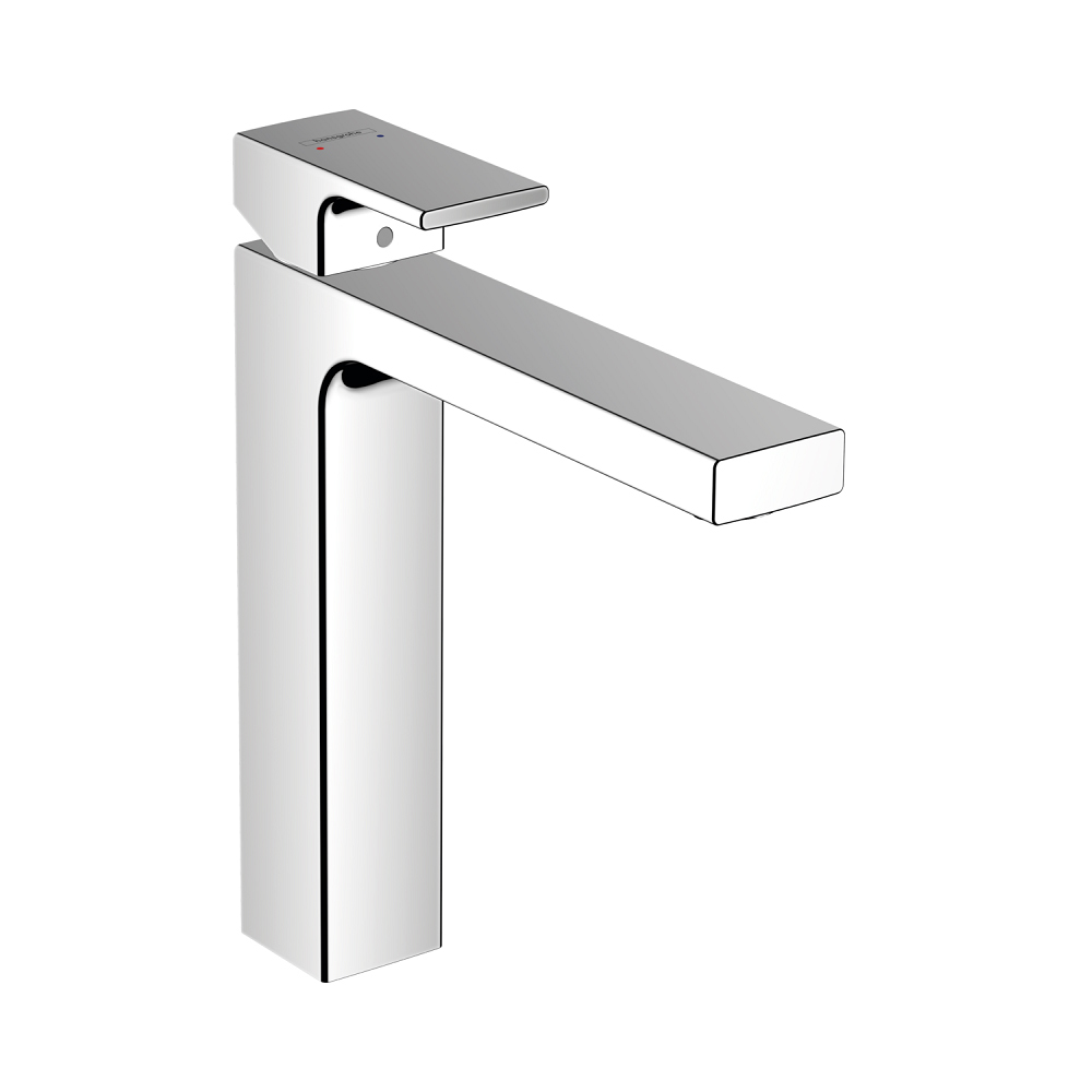 Купить Hansgrohe Vernis Shape Смеситель для раковины однорычажный 190 со сливным гарнитуром хром 71562000 в магазине wardena.ru