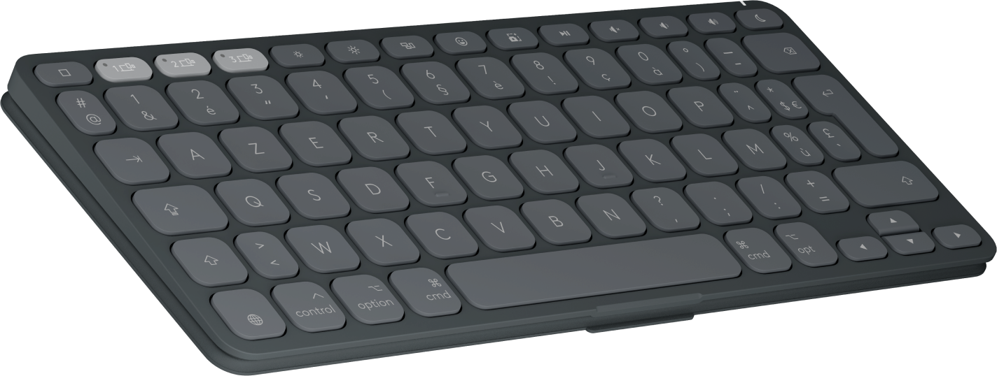 Купить Logitech Keys-To-Go 2 for iPad - Tastatur - built-in cover - kabellos - Bluetooth LE - AZERTY - Französisch - Graphite (920-013006) в магазине wardena.ru
