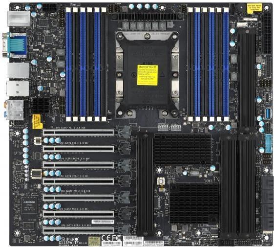 Купить Super Micro SUPERMICRO X11SPA-TF - Motherboard - Erweitertes ATX - Sockel LGA3647-P0 - C621 Chipsatz - USB 3,1 Gen 1, USB-C Gen2, USB 3,1 Gen 2 - 10 Gigabit LAN, Gigabit LAN - Onboard-Grafik (MBD-X11SPA-TF-B) в магазине wardena.ru