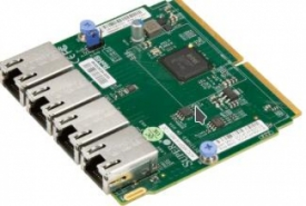 Купить Network Card Supermicro AOC-MGP-i4M-O 4x1GbE i350 QSFP SIOM в магазине wardena.ru
