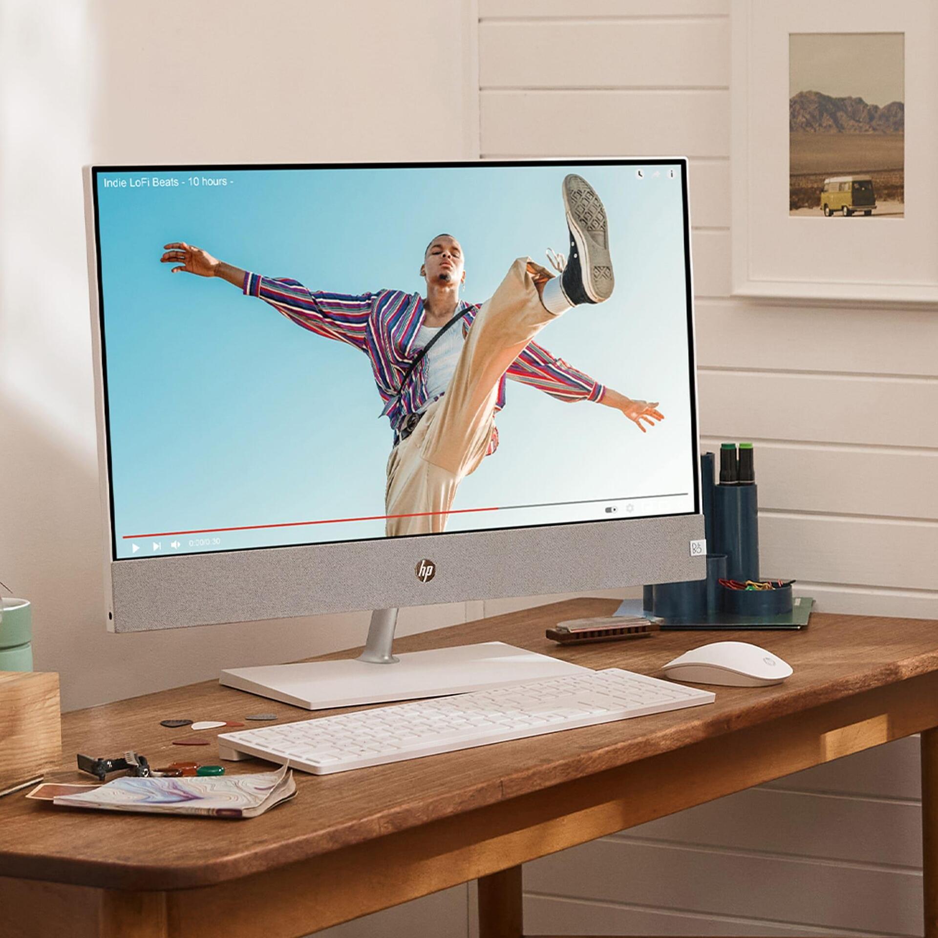 Купить HP Pavilion 24-ca1005ng - All-in-One (Komplettlösung) - Ryzen 7 5825U / 2 GHz - RAM 16 GB - SSD 512 GB - NVMe - Radeon Graphics - GigE - WLAN: 802.11a/b/g/n/ac, Bluetooth 5.0 - Win 11 Home - Monitor: LED 60.5 cm (23.8") (72X92EA#ABD) в магазине wardena.ru