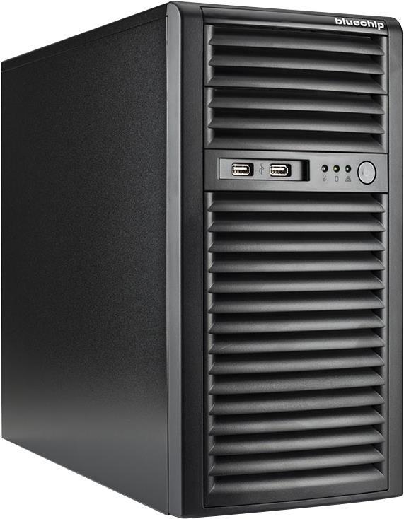 Купить bluechip SERVERline T30312s - Server - Tower - 1-Weg - 1 x Xeon E-2224 / 3.4 GHz - RAM 16 GB - SATA/SAS 6.4 cm, 8.9 cm (2.5", 3.5") Schacht/Schächte - HDD 2 x 1 TB - DVD-Writer - GigE - kein Betriebssystem - Monitor: kei (850382) в магазине wardena.ru