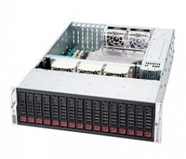 Купить Chassis Supermicro CSE-936E1-R710B 3U 710W DC Redundant Hot-Swap 16xHDD SATA/SAS в магазине wardena.ru