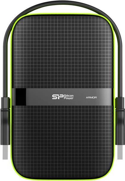 Купить SILICON POWER Armor A60 - Festplatte - 5 TB - extern (tragbar) - 2.5" (6.4 cm) - USB 3.1 Gen 1 - Schwarz (SP050TBPHDA60S3K) в магазине wardena.ru