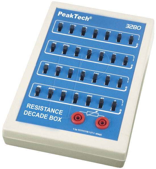 Купить PeakTech Widerstandsdekade 1 ?...11.111 M? 2 W (PeakTech 3280) в магазине wardena.ru