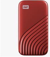 Купить SanDisk WD My Passport SSD WDBAGF0010BRD - SSD - verschlüsselt - 1 TB - extern (tragbar) - USB 3.2 Gen 2 (USB-C Steckverbinder) - 256-Bit-AES - Rot (WDBAGF0010BRD-WESN) в магазине wardena.ru