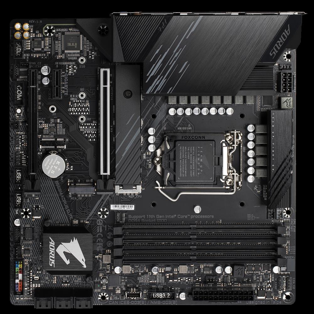 Купить Gigabyte B560M AORUS ELITE - 1.0 - Motherboard - micro ATX - LGA1200-Sockel - B560 - USB-C Gen2, USB-C Gen1, USB 3.2 Gen 1, USB 3.2 Gen 2 - 2.5 Gigabit LAN - Onboard-Grafik (CPU erforderlich) - HD Audio (8-Kanal) в магазине wardena.ru