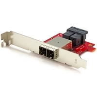 Купить StarTech.com Mini-SAS Adapter - Dual SFF-8643 auf SFF-8644 - Voll und Low-Profile Slotblech - 12Gbit/s - SAS-Blende intern zu extern - SAS 12Gbit/s - 4x Mini SAS HD (SFF-8643) (W) bis 4x Mini SAS HD (SFF-8644) (W) (SFF86448PLT2) в магазине wardena.ru