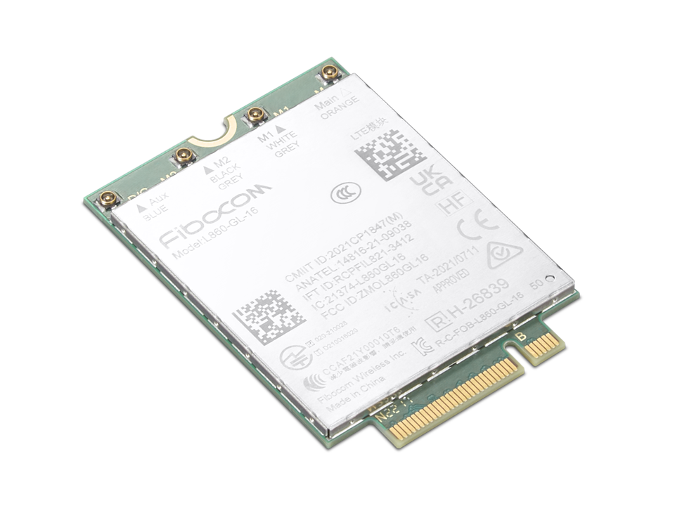 Купить LENOVO ThinkPad Fibocom L860-GL-16 4G LTE CAT16 M.2 WWAN Module (4XC1M72794) в магазине wardena.ru