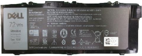 Купить Dell Primary Battery - Laptop-Batterie - Lithium-Ionen - 6 Zellen - 72 Wh - für Precision 7510, 7520, 7710, 7720 (451-BBSB) в магазине wardena.ru