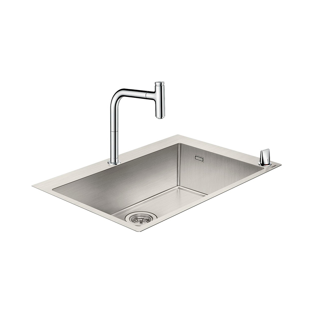 Купить Hansgrohe C71-F660-08 Комбинация для кухни 660 сталь 43202800 в магазине wardena.ru