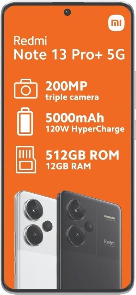 Купить XIAOMI REDMI NOTE 13 PRO+ 5G 12/512GB SMARTPHONE WEISS в магазине wardena.ru