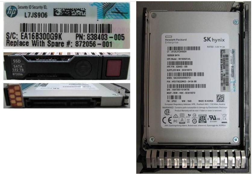 Купить HPE SPS-DRV SSD 1.92TB 6G SFF SATA RI-1 SC (872056-001) в магазине wardena.ru