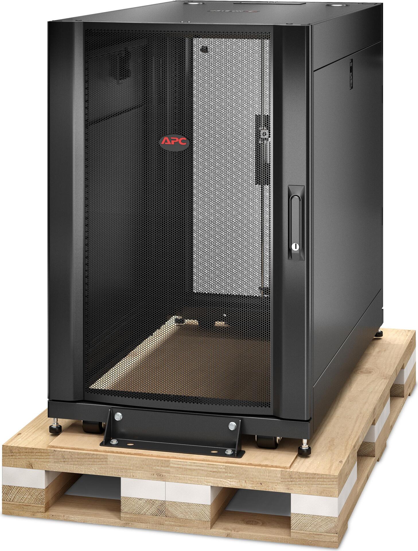 Купить APC NetShelter SX 18U Server Rack Enclosure 600mm x 1070mm w/ Sides Black Shock Packaging (AR3106SP) в магазине wardena.ru