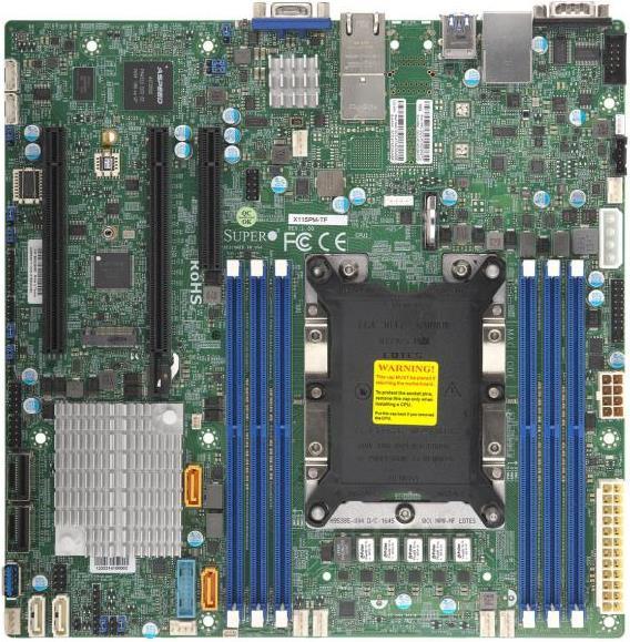 Купить SUPERMICRO X11SPM-TF - Motherboard - micro ATX - Socket P - C622 - USB 3.0 - 2 x 10 Gigabit LAN - Onboard-Grafik (MBD-X11SPM-TF-O) в магазине wardena.ru