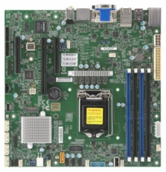 Купить Motherboard Supermicro MBD-X11SCZ-F C246 LGA1151 Intel Xeon E-2100/E-2200 LGA1151 SATA NVMe M.2 DDR4 IPMI в магазине wardena.ru