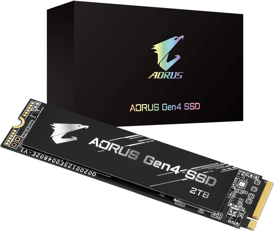 Купить AORUS - SSD - 2000 GB - intern - M.2 2280 - PCI Express 4.0 x4 (NVMe) - Puffer: 2 GB (GP-AG42TB) в магазине wardena.ru