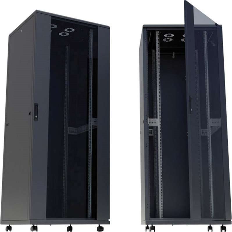 Купить Intellinet - Schrank - Schwarz, RAL 9005 - 42U - 48,3 cm (19") (713191) в магазине wardena.ru