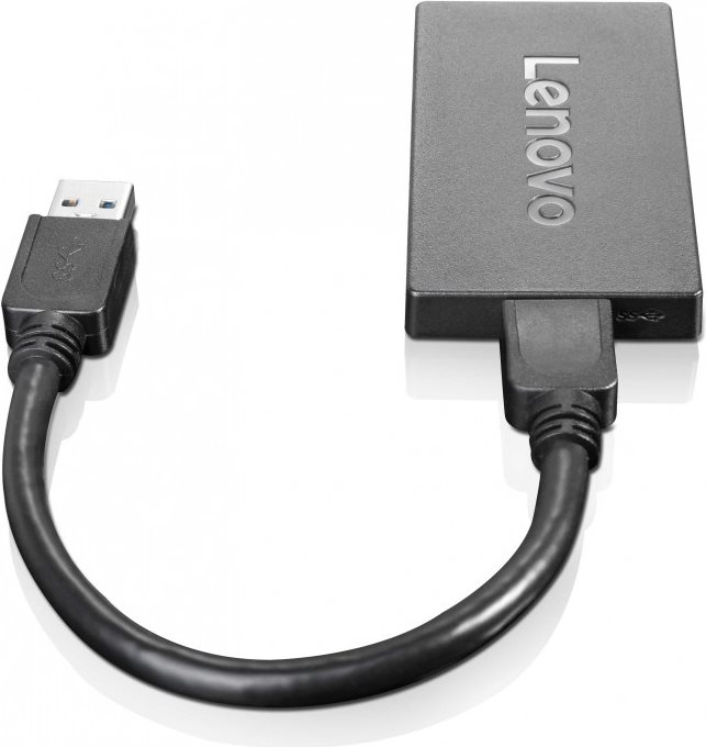 Купить Lenovo - Externer Videoadapter - SuperSpeed USB3.0 - DisplayPort - für S400z, ThinkCentre M800, M900z, ThinkPad T460s, T560, X1 Carbon 20FB (4X90J31021) в магазине wardena.ru