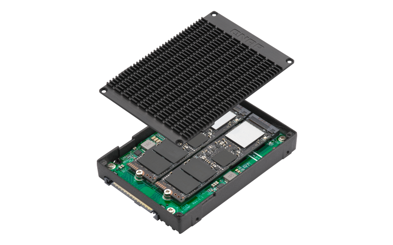 Купить QNAP QDA-U2MP Speicherlaufwerksgehäuse M.2 SSD-Gehäuse Schwarz (QDA-U2MP) в магазине wardena.ru