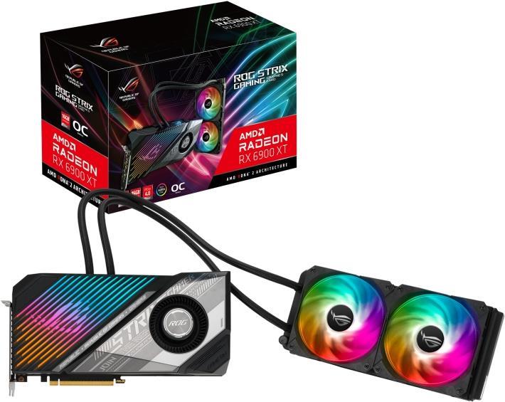 Купить ASUS ROG-STRIX-LC-RX6900XT-O16G-GAMING - OC Edition - Grafikkarten - Radeon RX 6900 XT - 16 GB GDDR6 - PCIe 4.0 - HDMI, 2 x DisplayPort, USB-C (90YV0GF0-M0NM00) в магазине wardena.ru