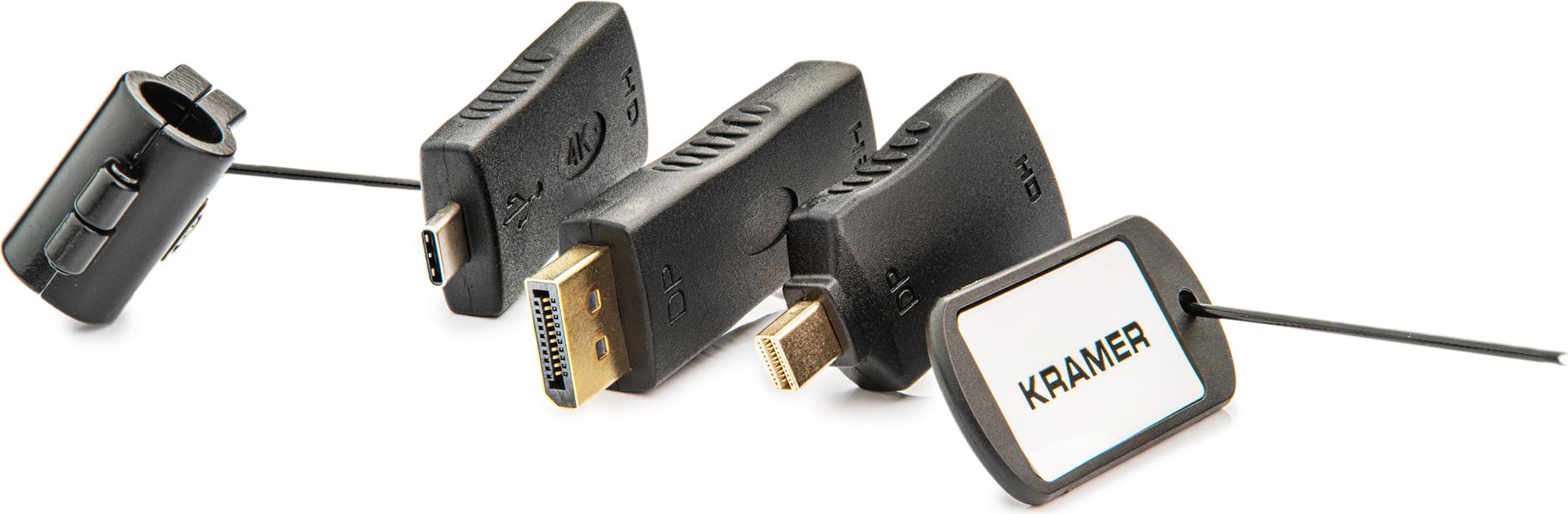 Купить Kramer Electronics AD-RING-11 HDMI Typ A (Standard) DisplayPort Schwarz (99-9191051) в магазине wardena.ru