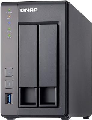 Купить QNAP TS-251+ - NAS-Server - SATA 6Gb/s - RAID 0, 1, JBOD - Gigabit Ethernet - iSCSI (TS-251+-2G) в магазине wardena.ru