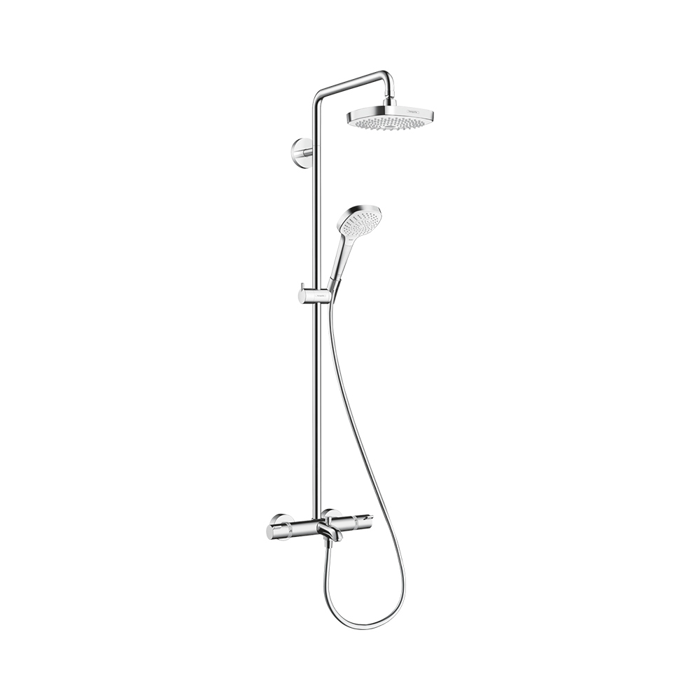 Купить Hansgrohe Нansgrohe Croma Select E 180 2jet Душевая система для ванны хром-белый матовый 27352400 в магазине wardena.ru