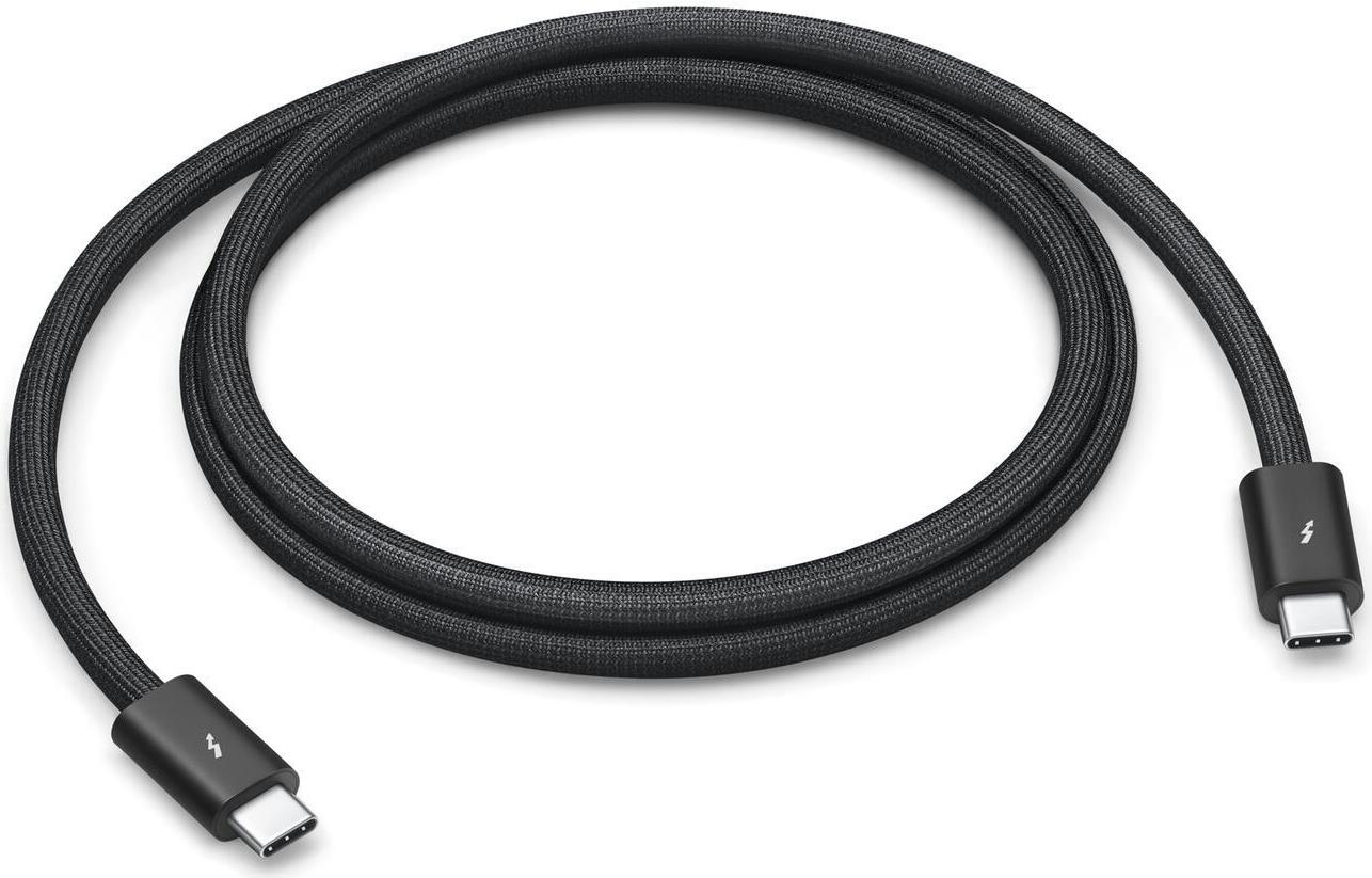 Купить Apple Thunderbolt 4 Pro - Thunderbolt-Kabel - 24 pin USB-C (M) zu 24 pin USB-C (M) - USB 3,2 / USB4 / Thunderbolt 3 / Thunderbolt 4 / DisplayPort - 1,0m - Daisy Chain-Support - Schwarz (MU883ZM/A) в магазине wardena.ru